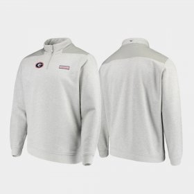 Shep Shirt University of Georgia Quarter-Zip Men's Gray Jacket 669006-458