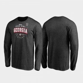 2020 Sugar Bowl Bound University of Georgia Tackle Long Sleeve Men Heather Gray T-Shirt 916167-158 2020 Sugar Bowl Bound University of Georgia Tackle Long Sleeve Men Heather Gray T-Shirt 916167-158