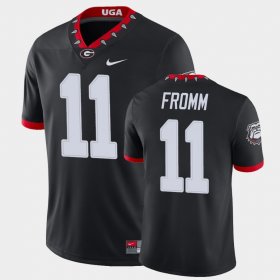 #11 Jake Fromm College Football Georgia Bulldogs Alternate Game Men's Black Jersey 536977-899