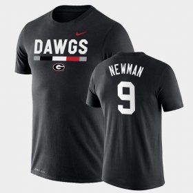 #9 Jamie Newman Team DNA Georgia Bulldogs Legend Performance Men Black T-Shirt 395031-477 #9 Jamie Newman Team DNA Georgia Bulldogs Legend Performance Men Black T-Shirt 395031-477