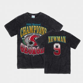 #9 Jamie Newman Vintage Tubular UGA 1980 National Championship Mens Black T-Shirt 732950-259 #9 Jamie Newman Vintage Tubular UGA 1980 National Championship Mens Black T-Shirt 732950-259