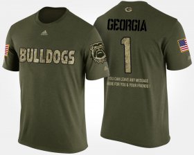 #1 Military Georgia No.1 Short Sleeve With Message Men's Camo T-Shirt 471710-354 #1 Military Georgia No.1 Short Sleeve With Message Men's Camo T-Shirt 471710-354