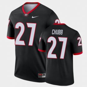 #27 Nick Chubb Legend Georgia Bulldogs Alternate Men's Black Jersey 670969-596