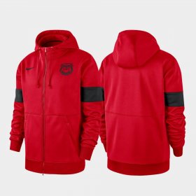 2019 Sideline Therma-FIT University of Georgia Performance Full-Zip Men Red Hoodie 142288-605 2019 Sideline Therma-FIT University of Georgia Performance Full-Zip Men Red Hoodie 142288-605