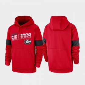 Performance UGA Bulldogs Pullover Men's Red Hoodie 487325-414 Performance UGA Bulldogs Pullover Men's Red Hoodie 487325-414
