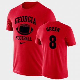 #8 A.J. Green Retro Football Georgia Legend Performance Mens Red T-Shirt 409219-479 #8 A.J. Green Retro Football Georgia Legend Performance Mens Red T-Shirt 409219-479