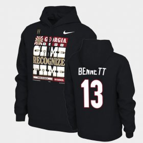 #13 Stetson Bennett 2022 National Champions University of Georgia Men's Black Hoodie 159716-358 #13 Stetson Bennett 2022 National Champions University of Georgia Men's Black Hoodie 159716-358