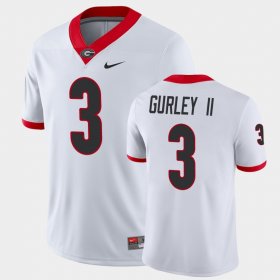 #3 Todd Gurley II Game Georgia College Football Men's White Jersey 174175-452 #3 Todd Gurley II Game Georgia College Football Men's White Jersey 174175-452