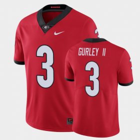 #3 Todd Gurley II Limited University of Georgia Men Red Jersey 673585-664 #3 Todd Gurley II Limited University of Georgia Men Red Jersey 673585-664