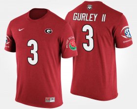 #3 Todd Gurley II Bowl Game UGA Southeastern Conference Rose Bowl Men Red T-Shirt 282944-124 #3 Todd Gurley II Bowl Game UGA Southeastern Conference Rose Bowl Men Red T-Shirt 282944-124