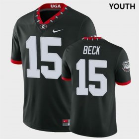 #15 Carson Beck 100th Anniversary University of Georgia College Football Youth Black Jersey 312362-614