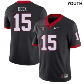 #15 Carson Beck University of Georgia College Football Youth Black Jersey 672564-344