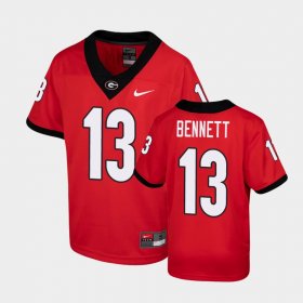 #13 Stetson Bennett Game University of Georgia Youth Red Jersey 527417-581 #13 Stetson Bennett Game University of Georgia Youth Red Jersey 527417-581